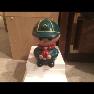 LITTLE BRITISH SCOUT BOY BANK